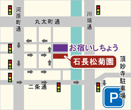頂妙寺駐車場　地図